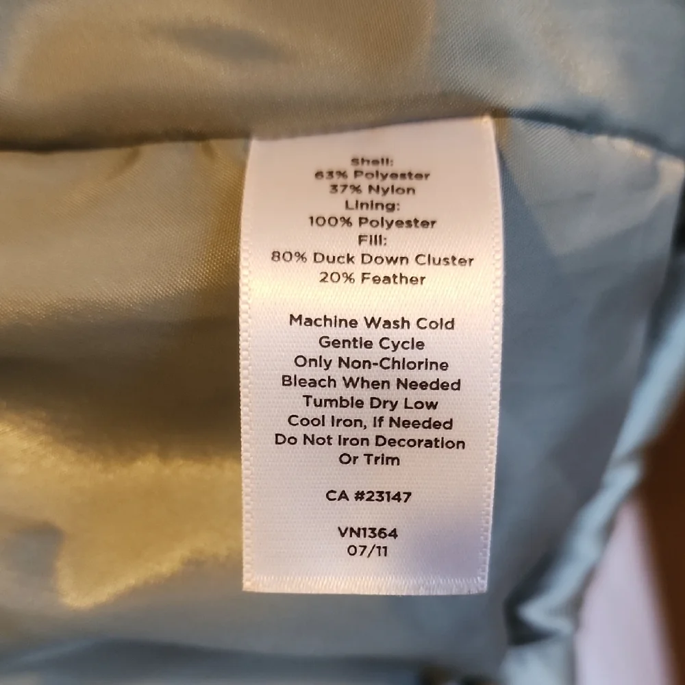 Talbots Shimmering Silver Puffer Vest - Picture 8 of 9